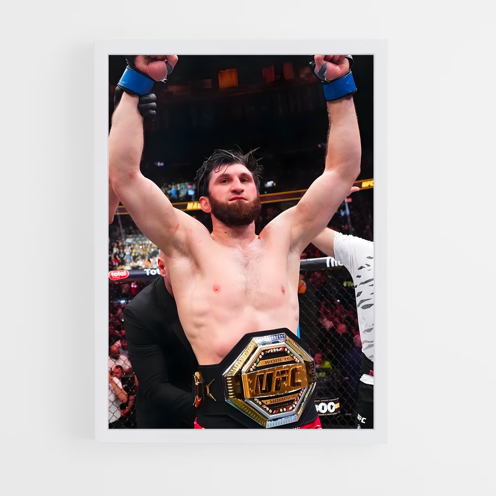 Poster Le Champion Charismatique – affiche MMA (vue 3)